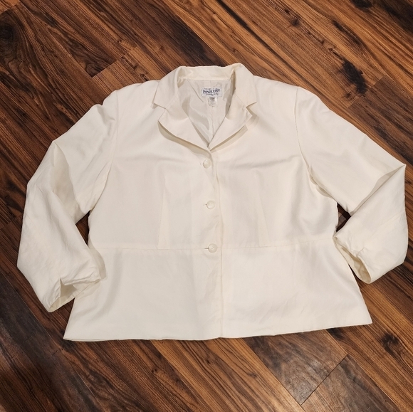 Vtg Pendelton Silk Blend Blazer / Jacket - Picture 3 of 15